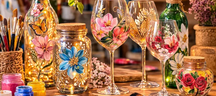 varias peças de vidro